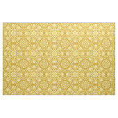 Mandala Blume Pattern - Senf Gold und Gelb Stoff (Fat Quarter (45,7 x 55,9 cm))