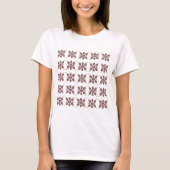 Mandala Blume Pattern T-Shirt (Vorderseite)