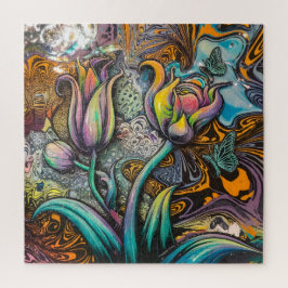 Mandala Blume Puzzle