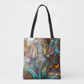 Mandala Blume Tasche (Vorderseite)