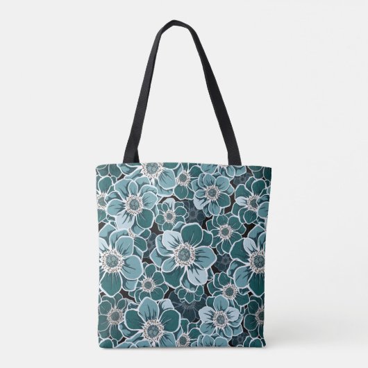 Mandala Blume Tasche (Rückseite)