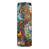 Mandala Blume Thermosbecher (Rückseite)