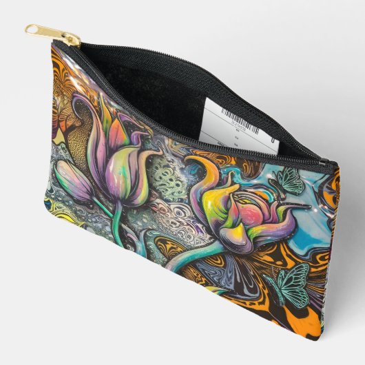 Mandala Blume Zubehörtasche (Offen)