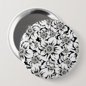Mandala-Blumen 6 Button (Vorne & Hinten)