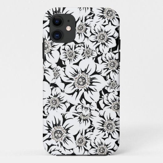 Mandala-Blumen 6 Case-Mate iPhone Hülle (Rückseite)