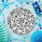 Mandala-Blumen 6 Pappteller (Party)