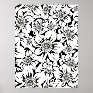 Mandala-Blumen 6 Poster