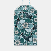 Mandala-Blumen Geschenkanhänger (Rückseite)