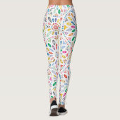 Mandala-Blumen-Leggings Leggings (Rückseite)