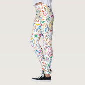 Mandala-Blumen-Leggings Leggings (Links)