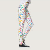 Mandala-Blumen-Leggings Leggings (Rechts)