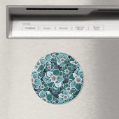 Mandala-Blumen Magnet (In Situ (Geschirrspüler))