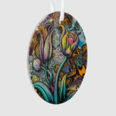 Mandala-Blumen Ornament (Vorderseite)