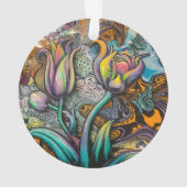 Mandala-Blumen Ornament (Rückseite)