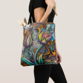 Mandala-Blumen Tasche (Von Nahem)