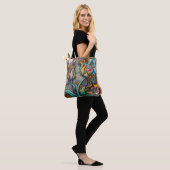 Mandala-Blumen Tasche (Am Model)