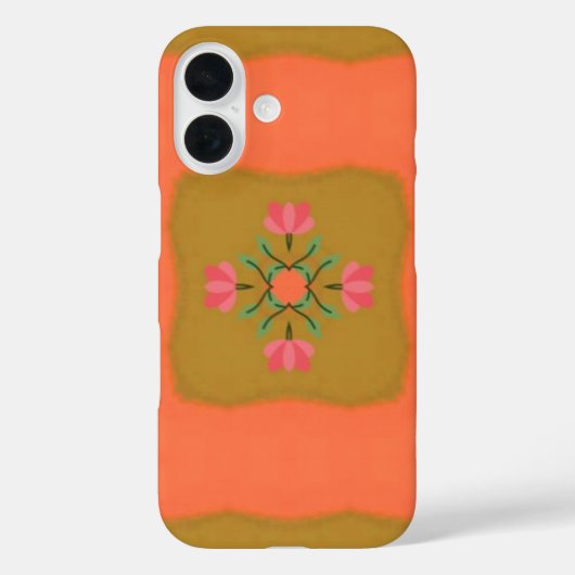 Mandala-Blumenmuster-Design Case-Mate iPhone Hülle (Rückseite)