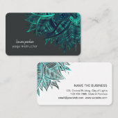 Mandala Boho Art Visitenkarte (Vorne/Hinten)