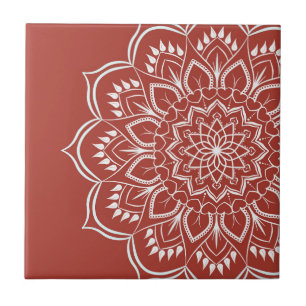 Mandala boho bohemian fliese