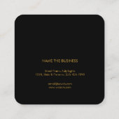 Mandala Boho Kunsttherapie Yoga Holistisch Quadratische Visitenkarte (Rückseite)