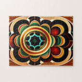 Mandala Boho-Stil Puzzle (Horizontal)