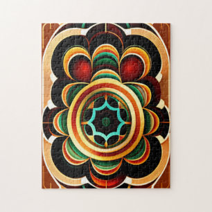 Mandala Boho-Stil Puzzle