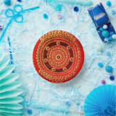 Mandala Bowl, 7" Papierschale Pappteller (Party)