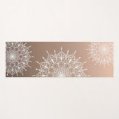 Mandala braun / beige yogamatte (Vorderseite (Horizontal))