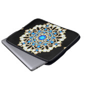 Mandala Brooch Schmuck, Design Element. Tribal eth Laptopschutzhülle (Vorne Knopf)