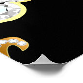 Mandala Brooch Schmuck, Design Element. Tribal eth Poster (Ecke)