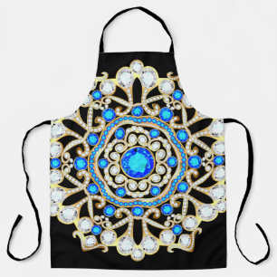 Mandala Brooch Schmuck, Design Element. Tribal eth Schürze