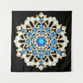 Mandala Brooch Schmuck, Design Element. Tribal eth Wandteppich (Vorderseite (Horizontal))