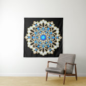 Mandala Brooch Schmuck, Design Element. Tribal eth Wandteppich (Beispiel)