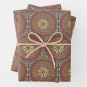 Mandala Brown Design Geschenkpapier Set (Beispiel)