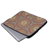 Mandala Brown Laptopschutzhülle (Vorne Knopf)