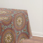 Mandala Brown Tischdecke (Beispiel)