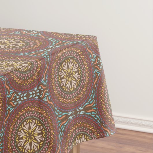 Mandala Brown Tischdecke (Beispiel)