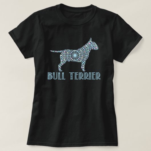 Mandala Bull Terrier T - Shirt (Design vorne)