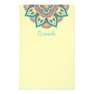 Marokkanisches Muster Briefpapier Zazzle De