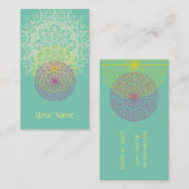 Mandala Business Card Visitenkarte (Vorne/Hinten)