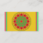 Mandala Business Card Visitenkarte (Rückseite)