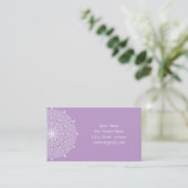 Mandala Business Cards Visitenkarte (Stehend Vorderseite)