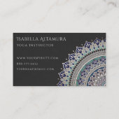 Mandala Business Cards Visitenkarte (Rückseite)