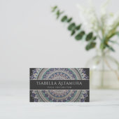 Mandala Business Cards Visitenkarte (Stehend Vorderseite)
