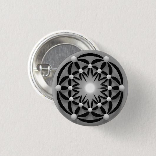 Mandala Button (Vorne & Hinten)