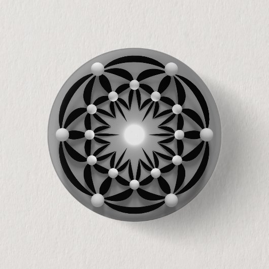 Mandala Button (Vorderseite)