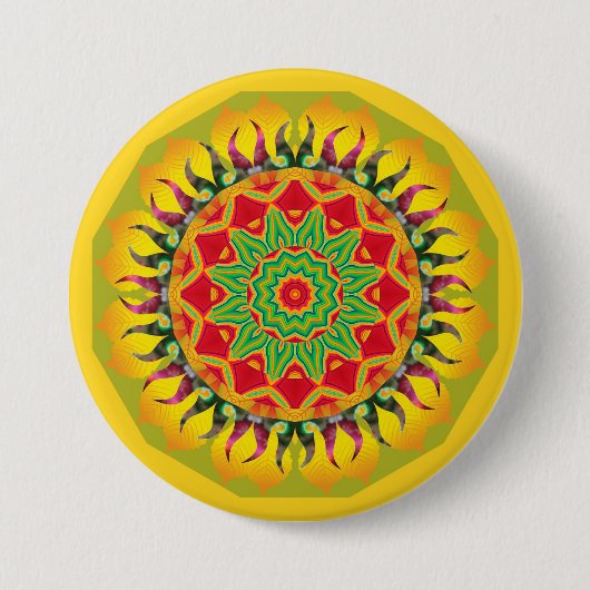 Mandala Button (Vorderseite)