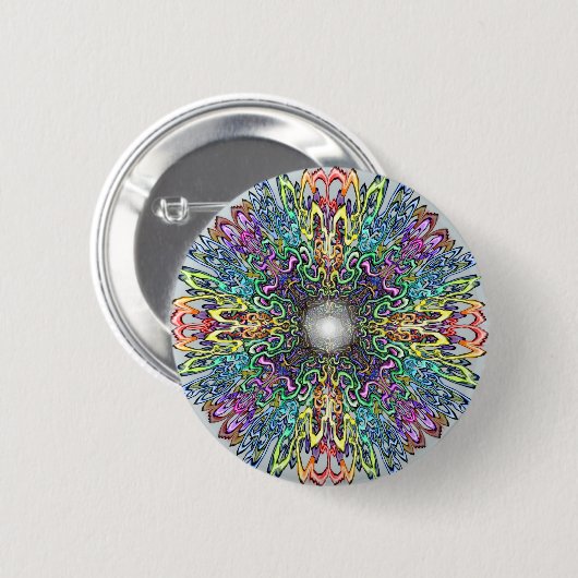 Mandala Button (Vorne & Hinten)
