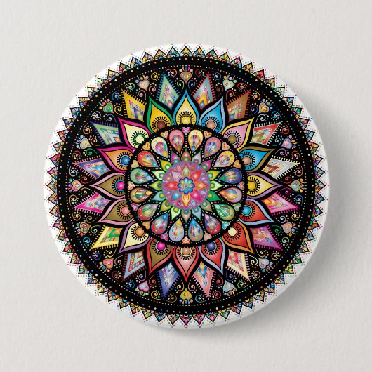 Mandala Button (Vorderseite)