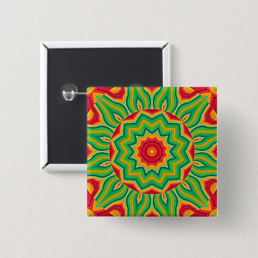 Mandala Button (Vorne & Hinten)